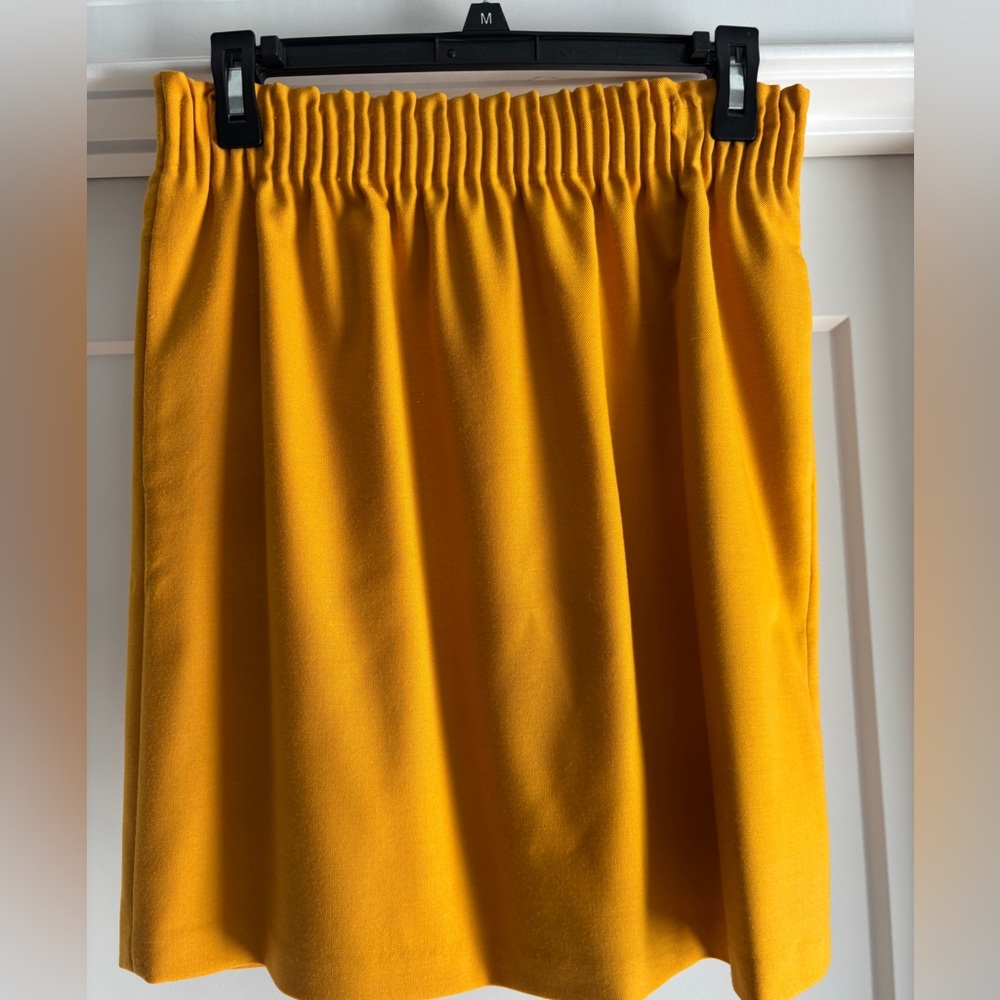 J. Crew Vibrant Yellow Mini Skirt